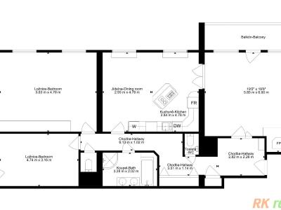Sale apartment 3+1 Praha, Kříženeckého náměstí č. 35