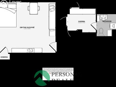 Продаж квартири 1+KK Praha, Vltavská č. 17