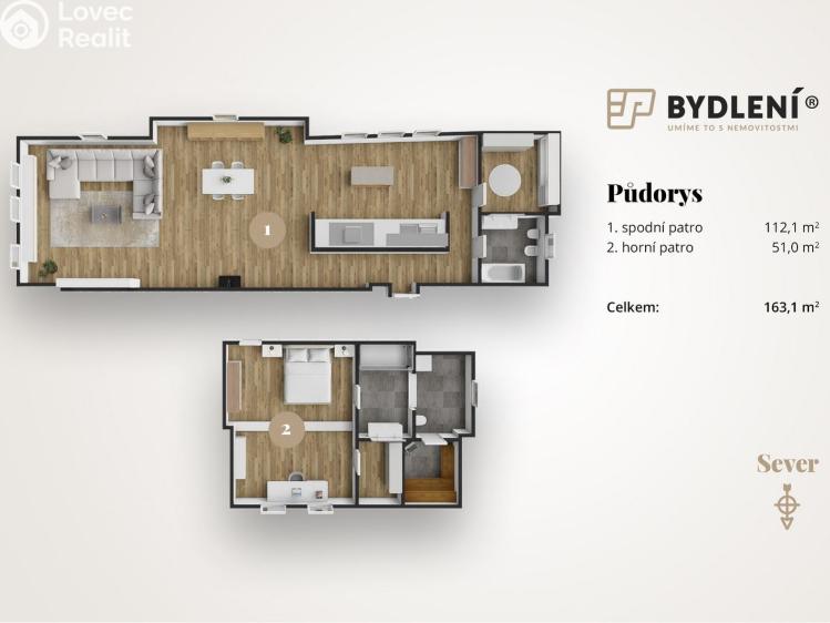 Prodej bytu 2+KK Teplice, Kollárova 1105/23 č. 2