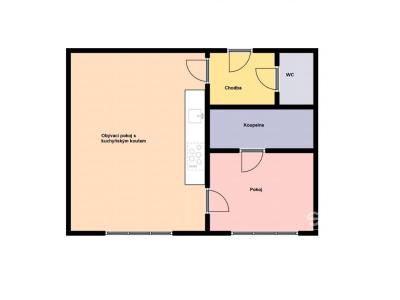 Rent apartment 1+1 Praha, Kolbenova č. 9