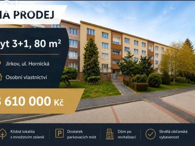 Продаж квартири 3+1 Jirkov, Hornická 1275 č. 11