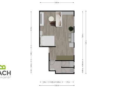 Rent apartment 1+KK Náchod, Smiřických č. 9