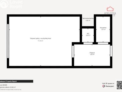 Аренда квартиры 1+KK Praha, Narcisová č. 6