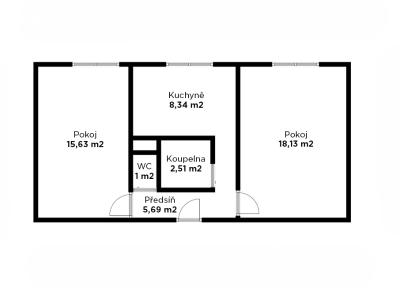Sale apartment 2+1 Praha, Poděbradská č. 13
