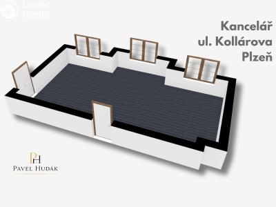 Оренда офісного приміщення Plzeň, Kollárova č. 3