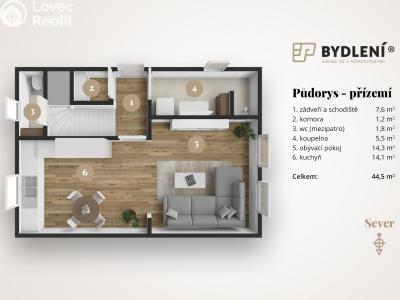 Продаж сімейного будинку Proboštov, Zemská 533 č. 4
