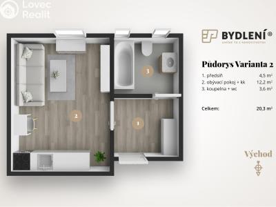 Prodej bytu 4+1 Teplice, J. V. Sládka č. 4