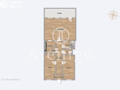 Продажа квартиры 3+KK Horoměřice, Komenského č. 14