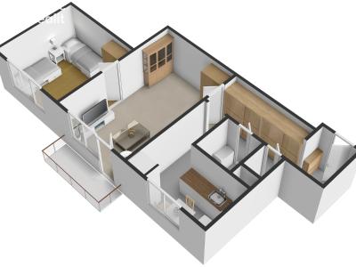 Продаж квартири 2+1 Olomouc, Dělnická č. 26